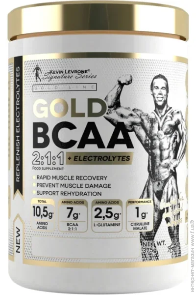  BCAA Kevin Levrone Gold BCAA 2:1:1 +  Electrolytes, 375  - (CN11301-13)