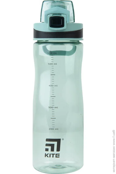 Бутылка Kite Пляшечка для води, 650 мл, темно-зелена (K23-395-4) Бутылка Kite Пляшечка для води, 650 мл, темно-зелена (K23-395-4)