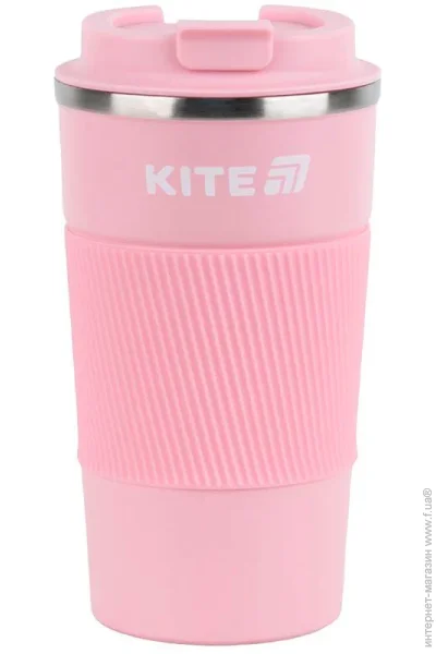 Термокружка KITE 510 мл рожева (K25-458-3) Термокружка KITE 510 мл рожева (K25-458-3)