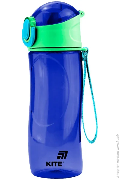Бутылка KITE для воды 530 мл синяя (K25-400-3) Бутылка KITE для воды 530 мл синяя (K25-400-3)