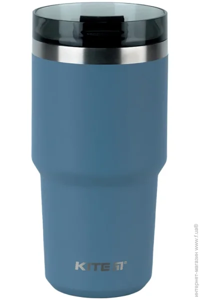 Термокружка KITE 600 мл сіра (K24-1206-3) Термокружка KITE 600 мл сіра (K24-1206-3)