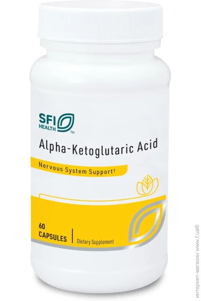  Klaire Labs Alpha-Ketoglutaric Acid 60 