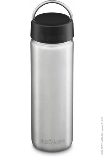    Klean Kanteen Wide Loop Cap 800  Brushed Stainless (1009489)