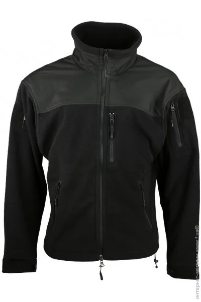 Kombat Uk   UK Defender Tactical Fleece XL  (1000-kb-dtf-blk-xl)
