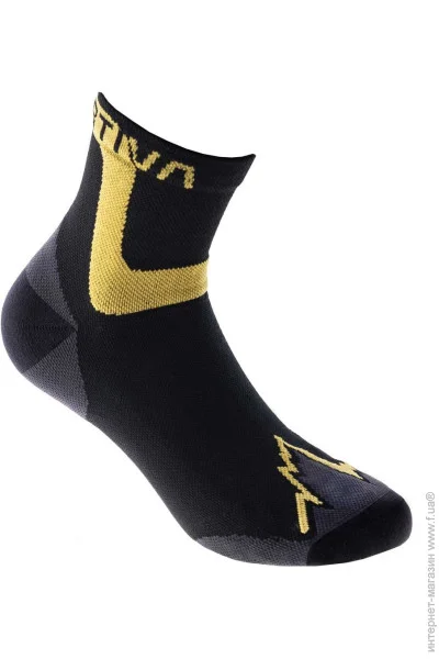   La Sportiva Ultra Running Socks Black/Yellow XL (1052-69C999100 XL)