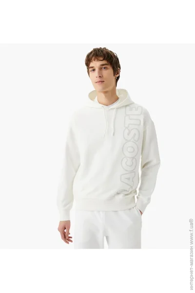  Lacoste Hoodie White (SH031616B-L)