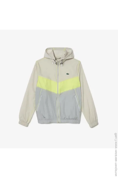  Lacoste WATER-RESISTANT PACKABLE ZIP-UP (BH1042-51-RIM-M)