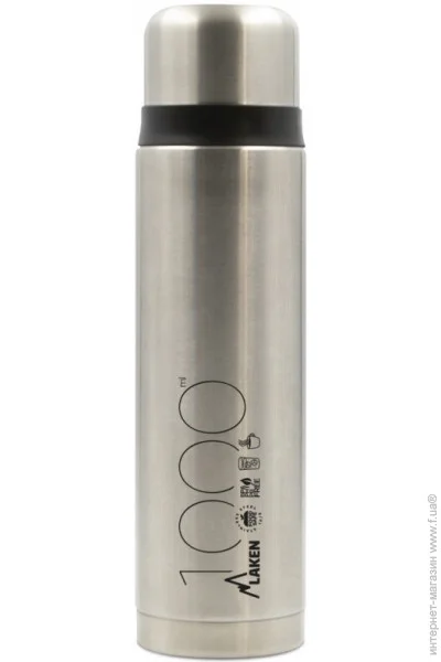  Laken Thermo Liquids Flask 1L Silver (18100S)