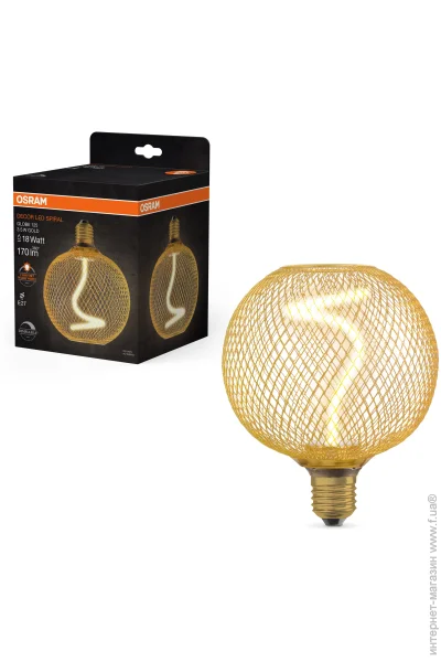   Ledvance   OSRAM DECOR SPIRAL FILAMENT GLOBE Gold 3,5  E27 1800  220  
