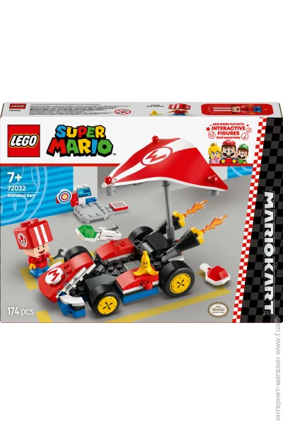  LEGO Super Mario Mario Kart  Standard Kart (72032)