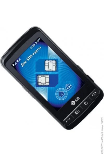  LG KS660 Blue Black