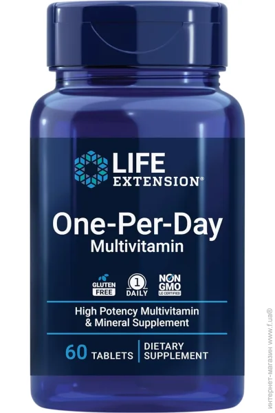 Вітаміни Life Extension One-Per-Day 60 таб (4384304247) Вітаміни Life Extension One-Per-Day 60 таб (4384304247)