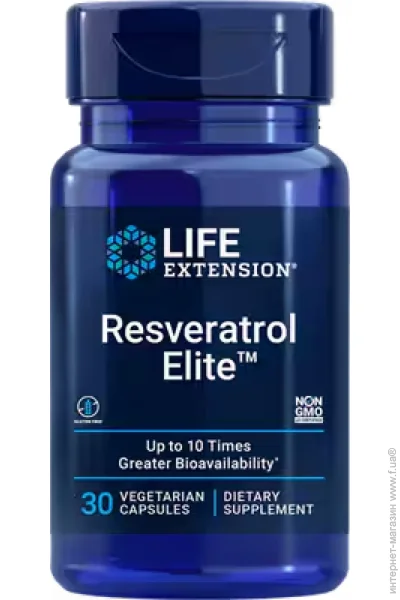 Life Extension Resveratrol 100 mg - 30 vcaps (2022-10-1955)