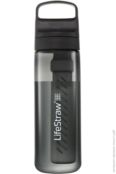Գ- Lifestraw Go Filter Bottle 22oz -   (Nordic Noir) (LSW LGV422GYWW)