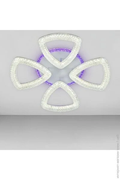    LED Light House SC-19177/4C WH+ PK/BU/PL 64W+ 8W 2.4G D475*100,  