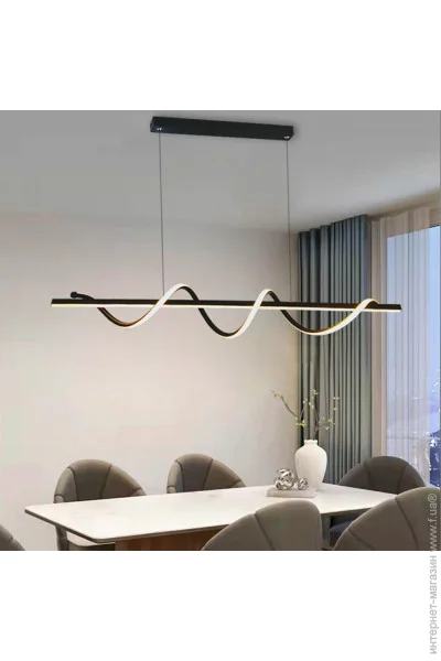 Люстра подвесная ЛЕД Light House LNF-17382 57W 100 см черная Люстра подвесная ЛЕД Light House LNF-17382 57W 100 см черная