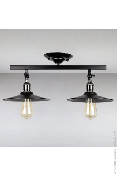 Люстра лофт Light House LS-13440-2 BK чорна Люстра лофт Light House LS-13440-2 BK чорна