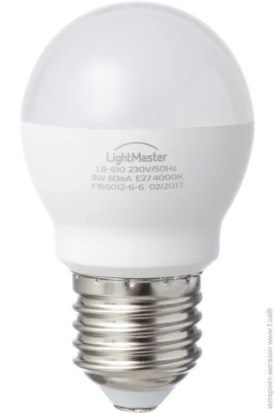   Lightmaster   LB-610 G45 8  E27 220   4000 K