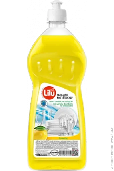 Засіб для чищення посуду Lilu (Бытовая Химия) Лимон 1000 мл (00000009514) Засіб для чищення посуду Lilu (Бытовая Химия) Лимон 1000 мл (00000009514)