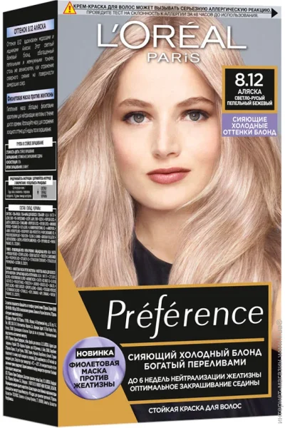 L'Oreal Paris -   Preference 8.12 . -   174 