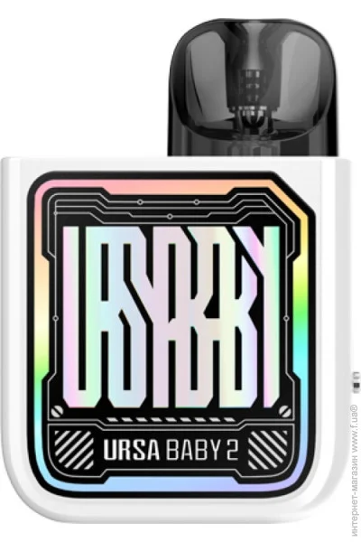   Lost Vape - Ursa Baby 2 Pod 900mAh 2.5ml Kit Tech White x Fancy Maze (15805)