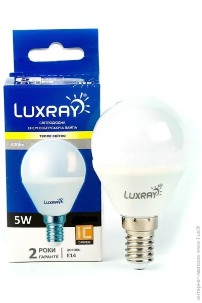   Luxray   5  G45  E14 220  3000  LX430-A45-1405