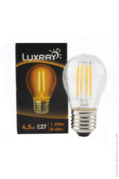   Luxray   FIL 4,5  G45  E27 220  2700  LXF427-A45-2704/5