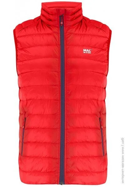  Mac in a Sac Mens Alpine Down Gilet Red (M) (AW19-RED-M)
