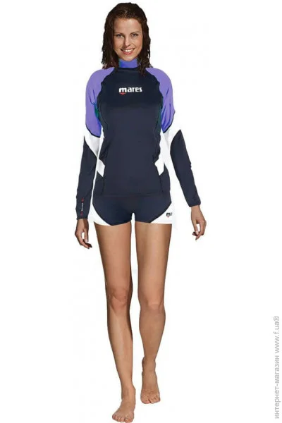  Mares Rash Guard Loose Fit UPF 30+ - S (412541.LIL.S)