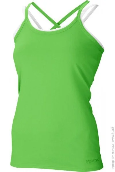   Marmot Wm"s Erin Tank   (Bright Grass/White, XL) (MRT 66760.4534-XL)