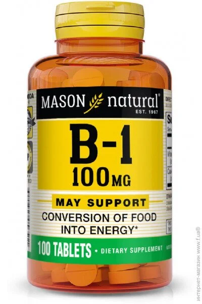 ³ ³ B1 100 , Vitamin B1, Mason Natural, 100  (MAV05651)