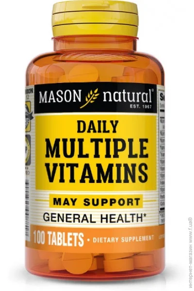   Mason Natural Daily Multiple Vitamins 100 Tabs (000021092)