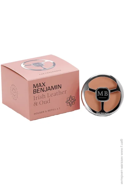 Ароматизатор сухой Max Benjamin Ароматизатор на дефлектор Irish Leather & Oud Ароматизатор сухой Max Benjamin Ароматизатор на дефлектор Irish Leather & Oud