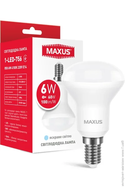   Maxus   6  R50  E14 220  4100  1-LED-756