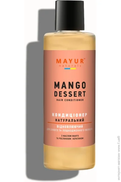Mayur Кондиціонер Манго натуральний відновлюючий для сухого та пошкодженого волосся 200 мл Mayur Кондиціонер Манго натуральний відновлюючий для сухого та пошкодженого волосся 200 мл