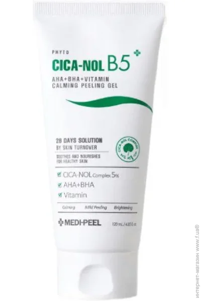 Medi Peel ϳ-   Medi-Peel Phyto Cica-Nol B5 AHA BHA Vitamin Calming Peeling Gel 120ml (8809409349442)