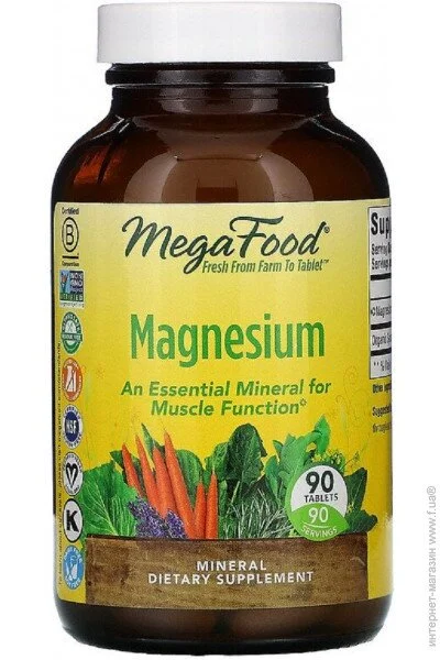  , Magnesium, MegaFood, 90  (MGF10120)