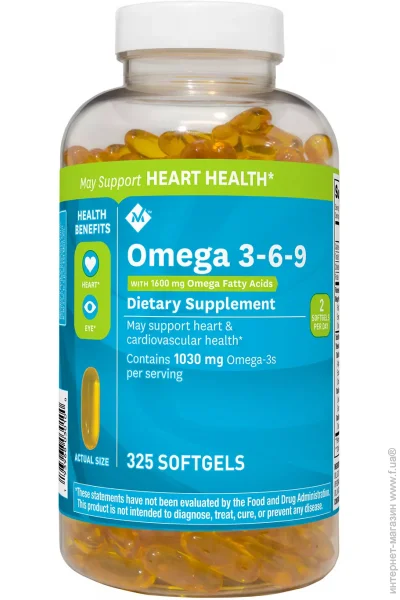   Member`S Mark           Omega 3-6-9 325 