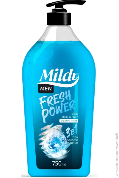 Mildy Гель для душу Fresh Power 750 мл Mildy Гель для душу Fresh Power 750 мл