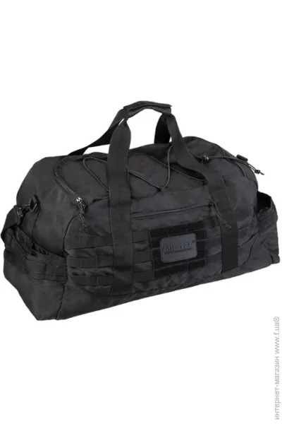 Рюкзак Сумка дорожная черная Mil-Tec Германия Рюкзак Сумка дорожная черная Mil-Tec Германия