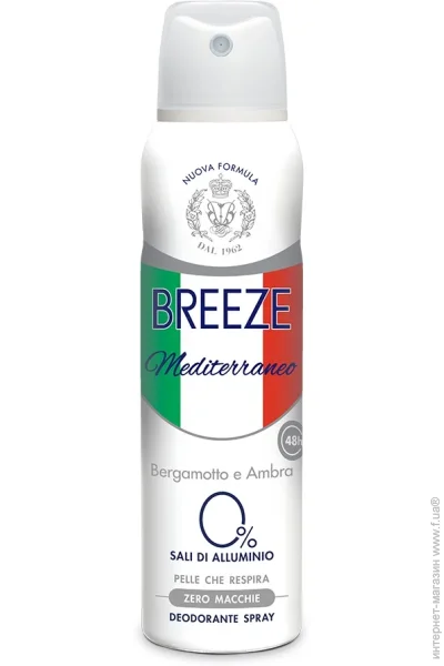 Дезодорант для женщин Mirato Mediterraneo Breeze спрей 150 мл (8003510034994) Дезодорант для женщин Mirato Mediterraneo Breeze спрей 150 мл (8003510034994)