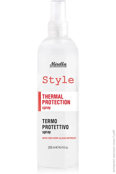 Спрей Mirella Professional Термозахист З Екстрактом Червоних Водоростей Норі Для Укладання Волосся 250мл (5900249013173) Спрей Mirella Professional Термозахист З Екстрактом Червоних Водоростей Норі Для Укладання Волосся 250мл (5900249013173)