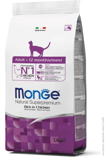   Monge Cat Adult Chicken 1,5 