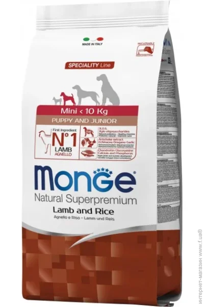   Monge mini pup&jun    800 