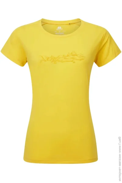   Mountain Equipment  Headpoint Skyline Wmns Tee Lemon S (1053-ME-007331.1867.10)