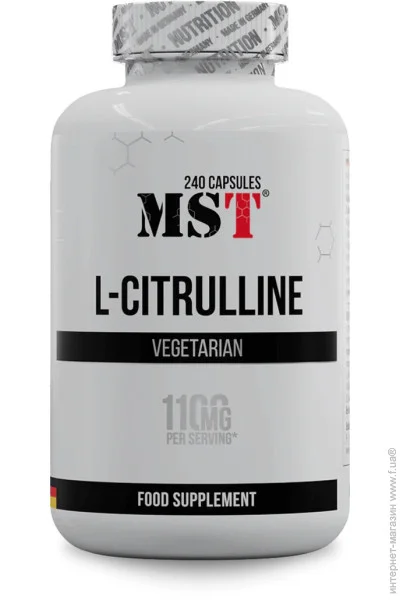 Mst Nutrition  MST L-Citrulline, 240 