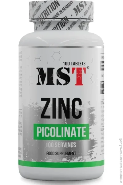̳ Mst Nutrition Zinc Picolinate 100 Tabs (000023766)