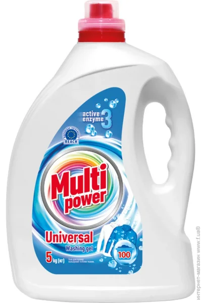 Гель для стирки Multipower Universal 5000 мл (4820270630648) Гель для стирки Multipower Universal 5000 мл (4820270630648)