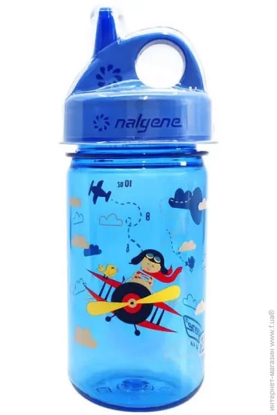 Nalgene  350ml Grip-n-Gulp Blue (1053-2182-3112)