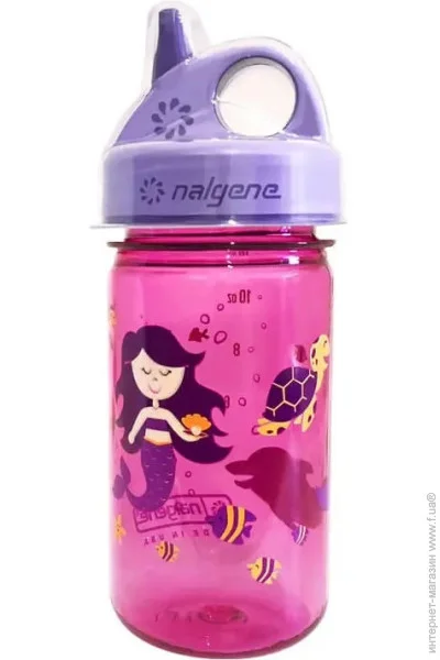 Nalgene  350ml Grip-n-Gulp Pink (1053-2182-2812)